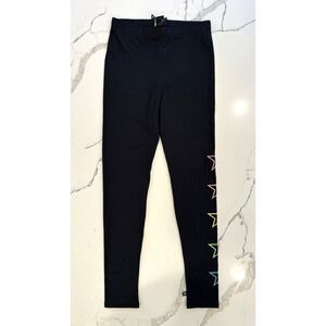 Pixie Lane NWT Star Leggings in Black Size 14